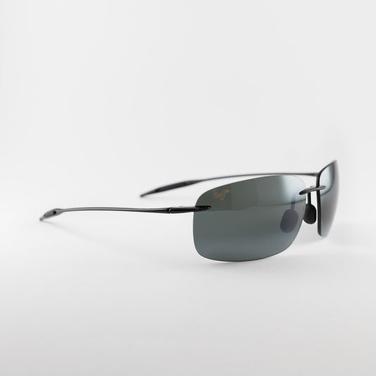 Occhiale da sole Maui Jim Breakwall MJ422 02 Black Polarized - Clyra Eyewear