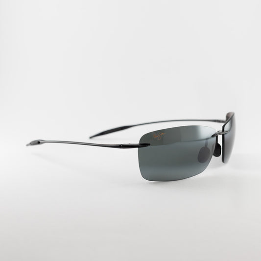 Occhiale da sole Maui Jim Lighthouse MJ432 02 Black Polarized - Clyra Eyewear