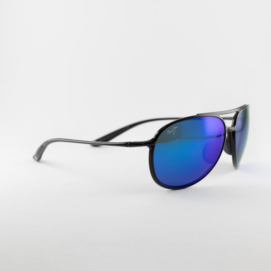 Occhiale da sole Maui Jim Alele Bridge MJ438 02 Blu Polarized - Clyra Eyewear