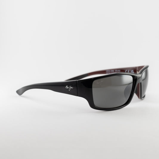 Occhiale da sole Maui Jim Local kine MJ810 07E Black Polarized - Clyra Eyewear