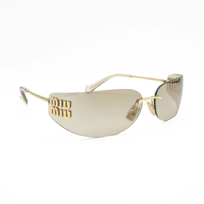 Miu Miu MU A51S 5AK20P Gold/Bronze mirrow gradient sunglasses