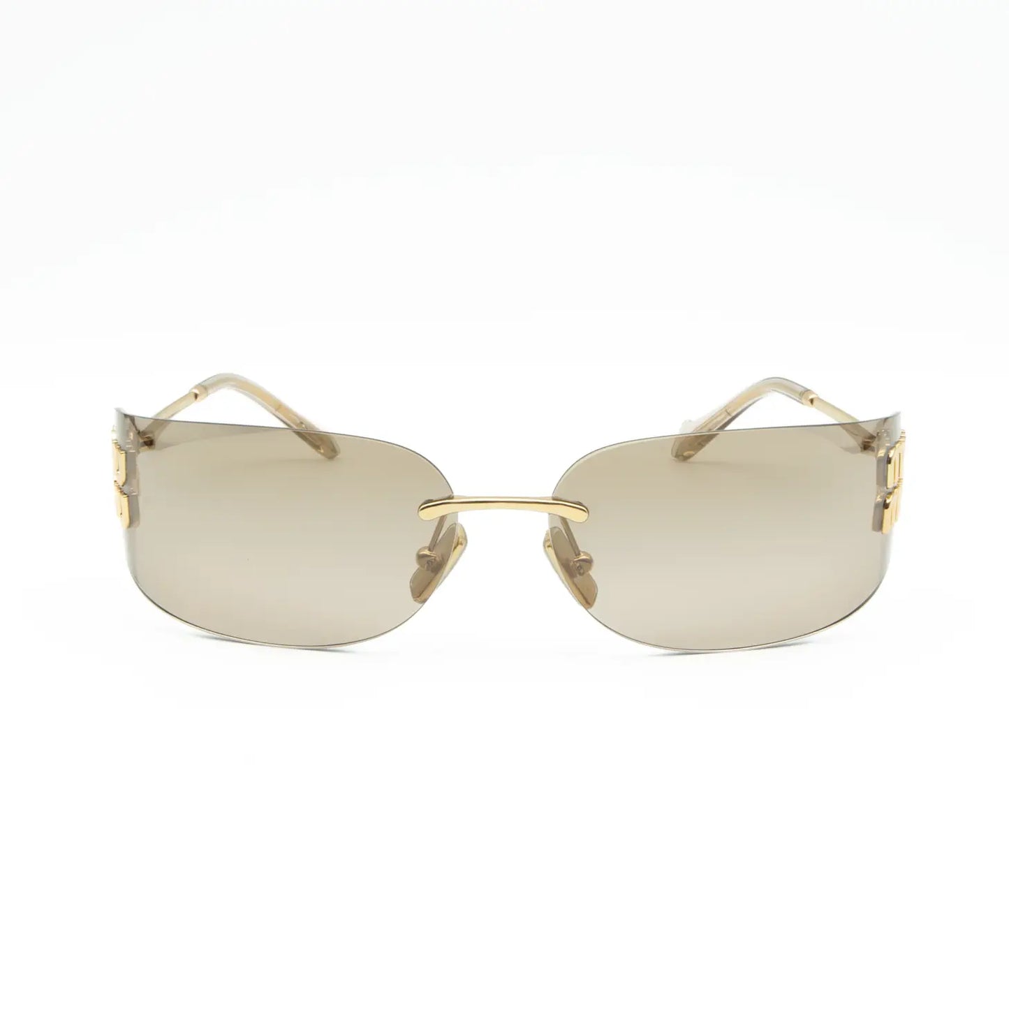 Miu Miu MU A51S 5AK20P Gold/Bronze mirrow gradient sunglasses