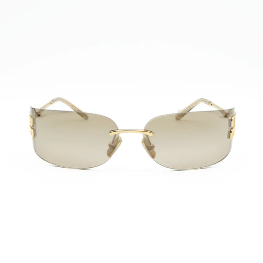 Miu Miu MU A51S 5AK20P Gold/Bronze mirrow gradient sunglasses
