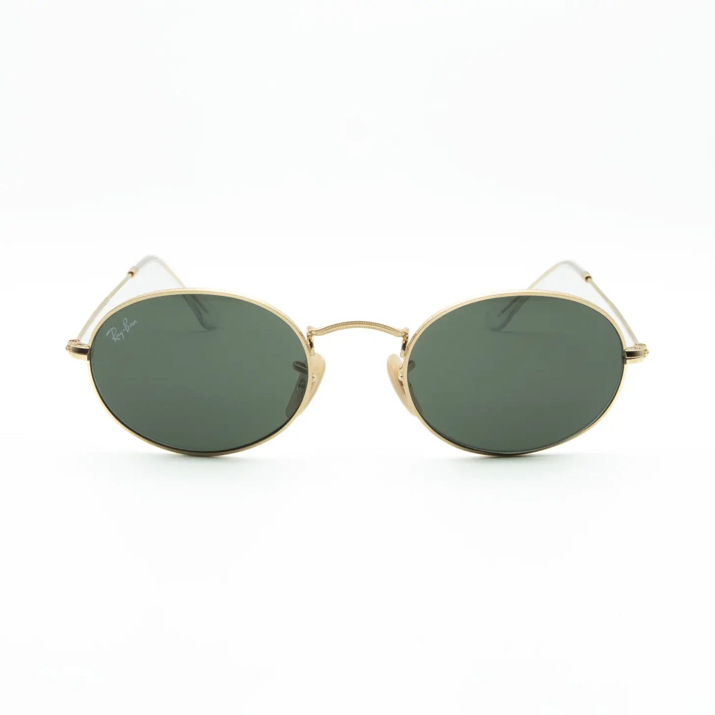Ray-Ban Oval Sunglasses RB3547 001/31 Gold Artist G-15