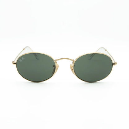Ray-Ban Oval Sunglasses RB3547 001/31 Gold Artist G-15