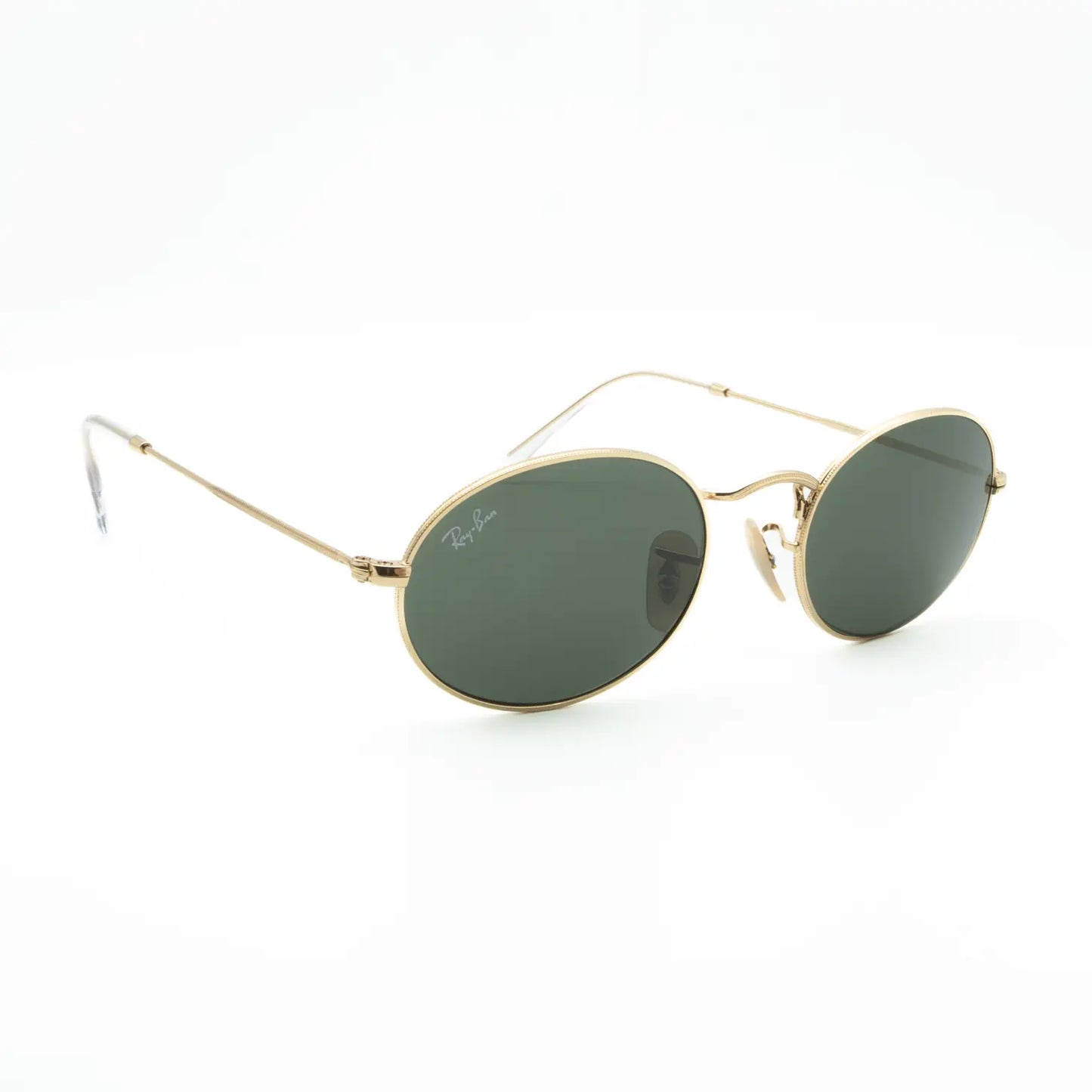 Ray-Ban Oval Sunglasses RB3547 001/31 Gold Artist G-15
