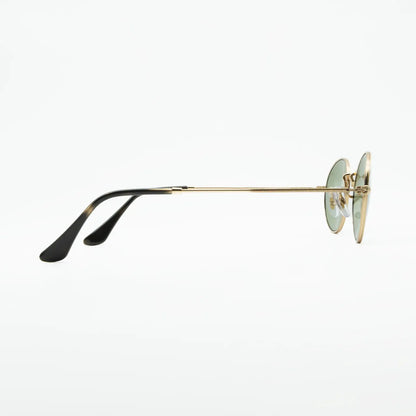 Ray-Ban Oval Sunglasses RB3547 001/4E Gold/Battle Green