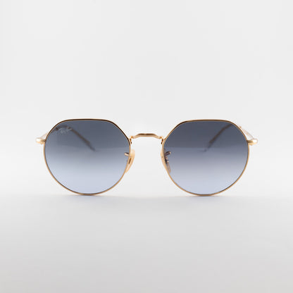 Occhiale da sole Ray ban RB3565 003/3F Gold/blu - Clyra Eyewear
