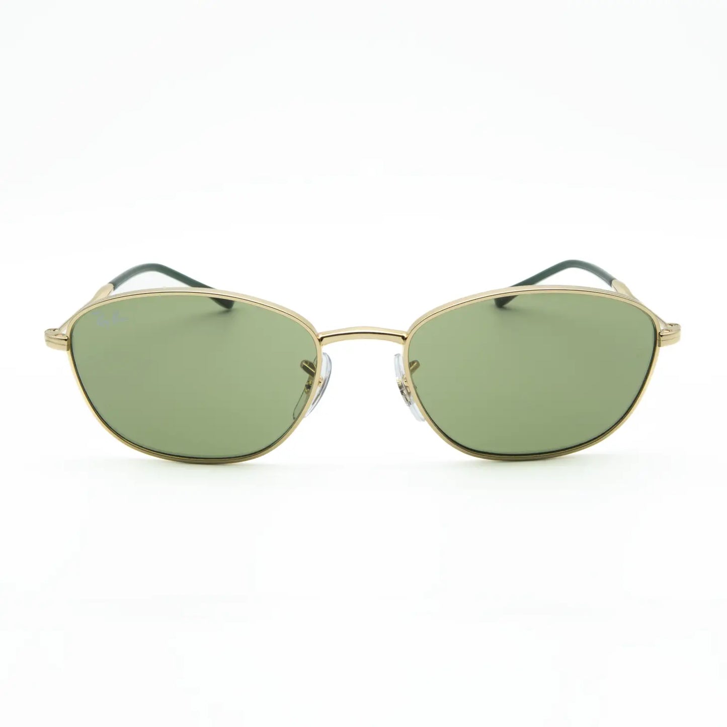 Ray-Ban RB3749 001/4E Gold/Green Sunglasses