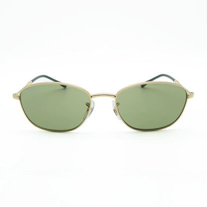 Ray-Ban RB3749 001/4E Gold/Green Sunglasses