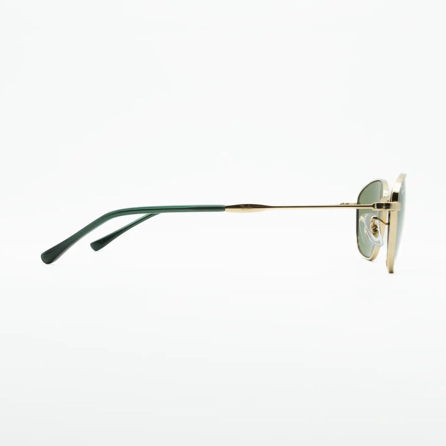 Ray-Ban RB3749 001/4E Gold/Green Sunglasses