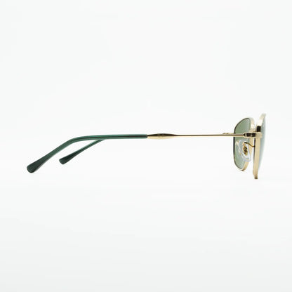 Ray-Ban RB3749 001/4E Gold/Green Sunglasses