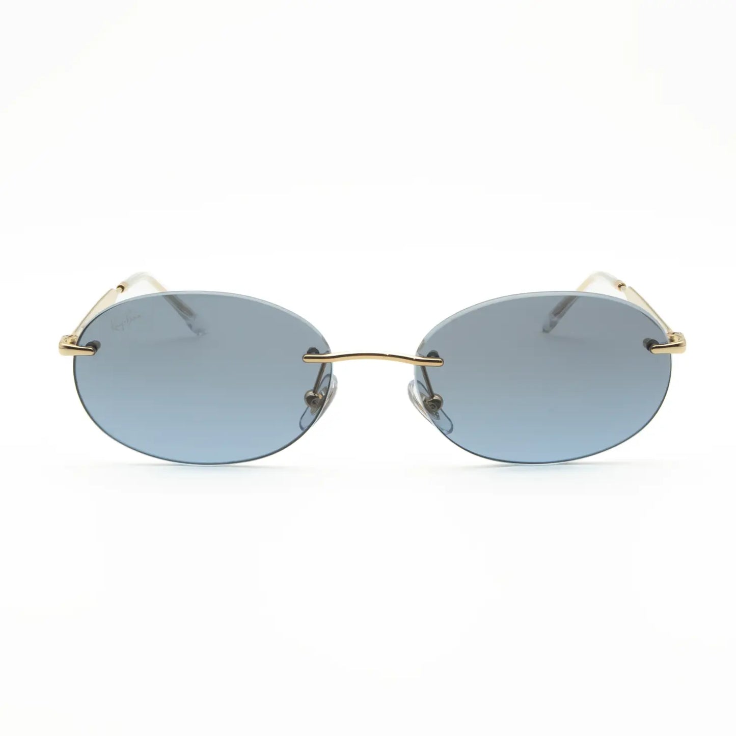 Ray-Ban RB3767 001/4C Gold/Blue Gradient Sunglasses