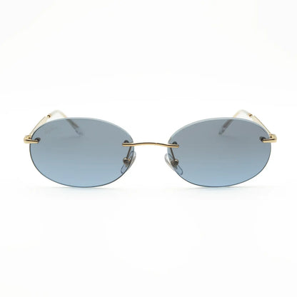 Ray-Ban RB3767 001/4C Gold/Blue Gradient Sunglasses