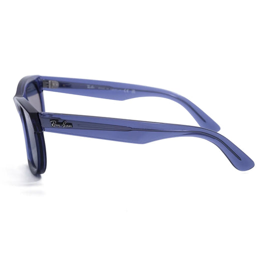 Occhiale da sole Ray-Ban Wayfarer Reverse RBR0502S 6708/3A - Blu navy trasparente