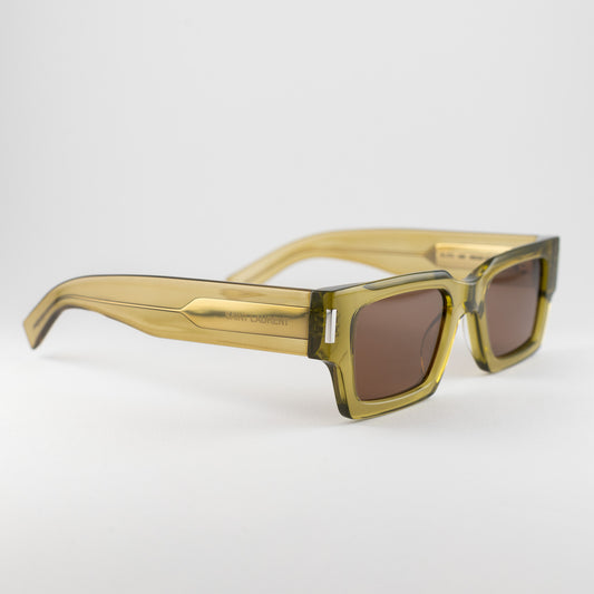 Occhiale da sole Saint Laurent SL 572 005 Green - Clyra Eyewear