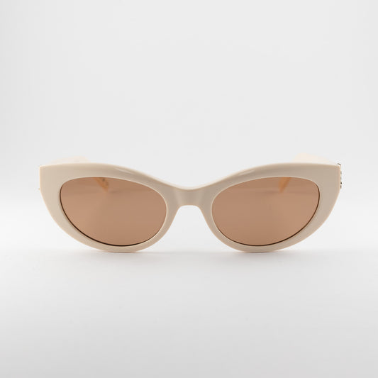 Occhiale da sole Saint Laurent SL M115 004 Avorio - Clyra Eyewear