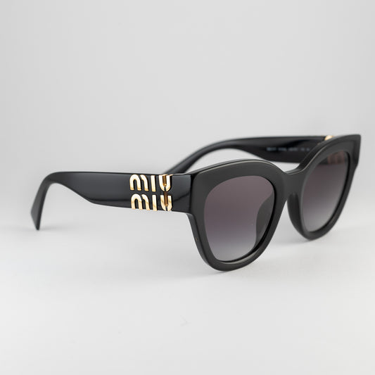 Occhiale da sole Miu Miu SMU 01Y 1AB-5D1 Black - Clyra Eyewear