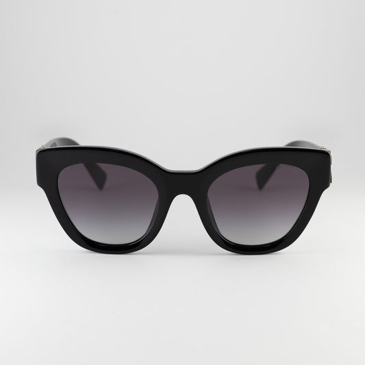 Occhiale da sole Miu Miu SMU 01Y 1AB-5D1 Black - Clyra Eyewear