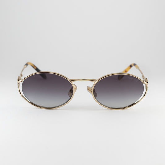 Occhiale da sole Miu Miu SMU 52Y ZVN-5D1 Gold - Clyra Eyewear