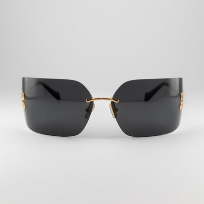 Occhiale da sole Miu Miu SMU 54YS 5AK-5S0 Black - Clyra Eyewear