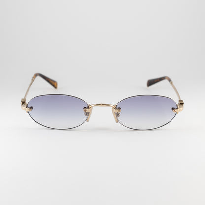 Occhiale da sole Miu Miu SMU A54 ZVN-80O Gold - Clyra Eyewear