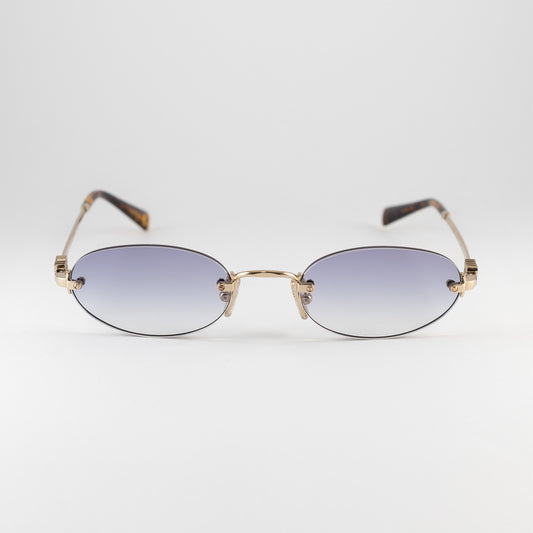 Occhiale da sole Miu Miu SMU A54 ZVN-80O Gold - Clyra Eyewear