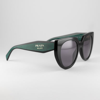 Occhiale da sole Prada SPR 14W 1AB-5Z1 Black - Clyra Eyewear