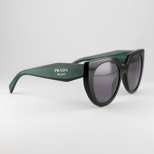 Occhiale da sole Prada SPR 14W 1AB-5Z1 Black - Clyra Eyewear