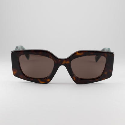 Occhiale da sole Prada SPR 15Y 2AU-06B Havana - Clyra Eyewear