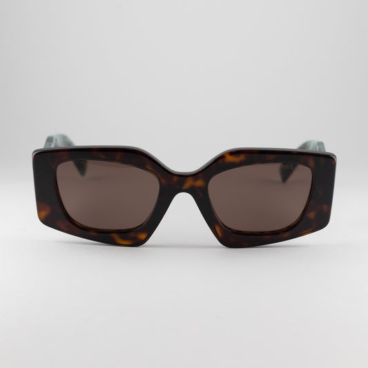 Occhiale da sole Prada SPR 15Y 2AU-06B Havana - Clyra Eyewear