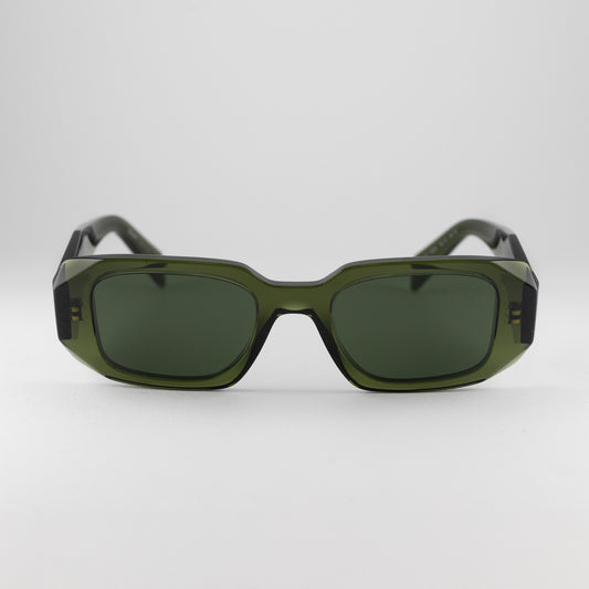 Occhiale da sole Prada SPR 17W 19Z1I0 Green - Clyra Eyewear