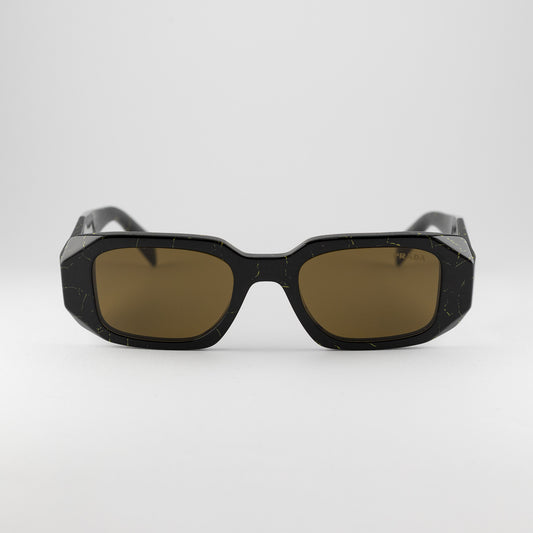 Occhiale da sole Prada SPR 17W 19D-01T Black marble - Clyra Eyewear