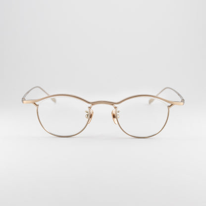 Occhiale da vista Yoshinori Aoyama YA-010 COL.01 Gold - Clyra Eyewear