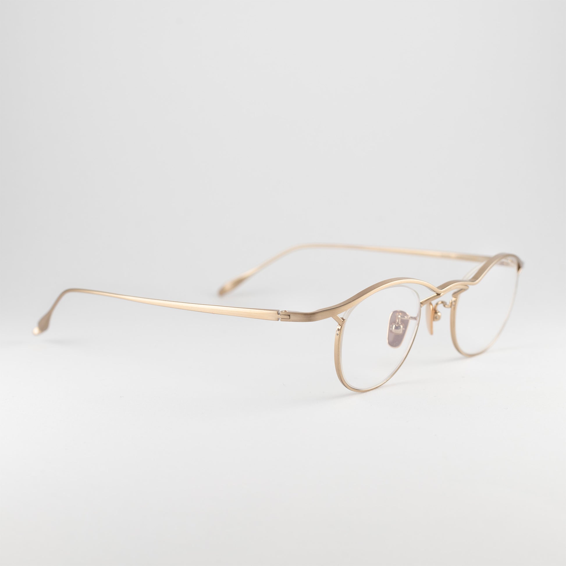 Occhiale da vista Yoshinori Aoyama YA-010 COL.01 Gold - Clyra Eyewear