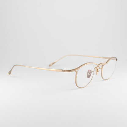 Occhiale da vista Yoshinori Aoyama YA-010 COL.01 Gold - Clyra Eyewear